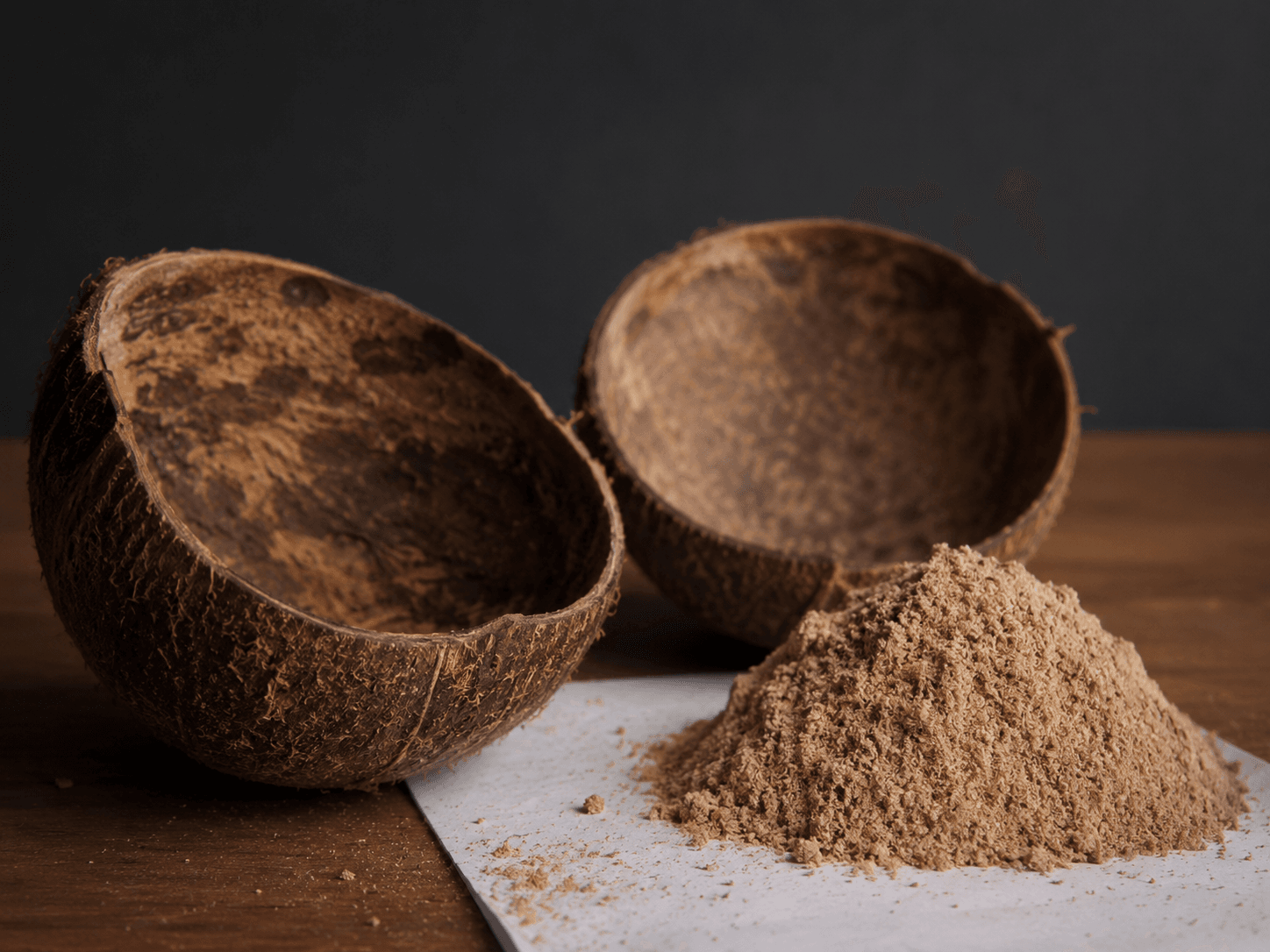 Coconut shell charcoal powder by-product, CV. Allpin Indonesia