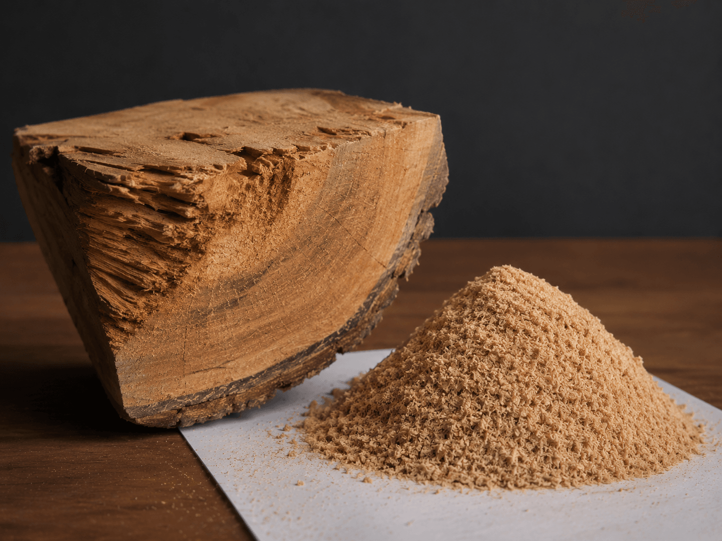 Wood flour powder from teak furniture production, CV. Allpin Jepara
