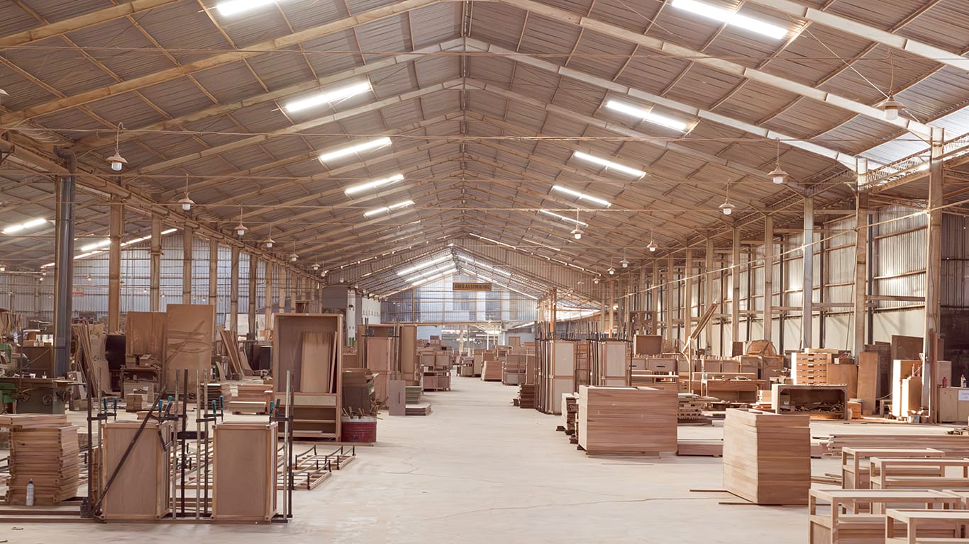 CV. Allpin woodworking workshop, teak furniture manufacturer Jepara
