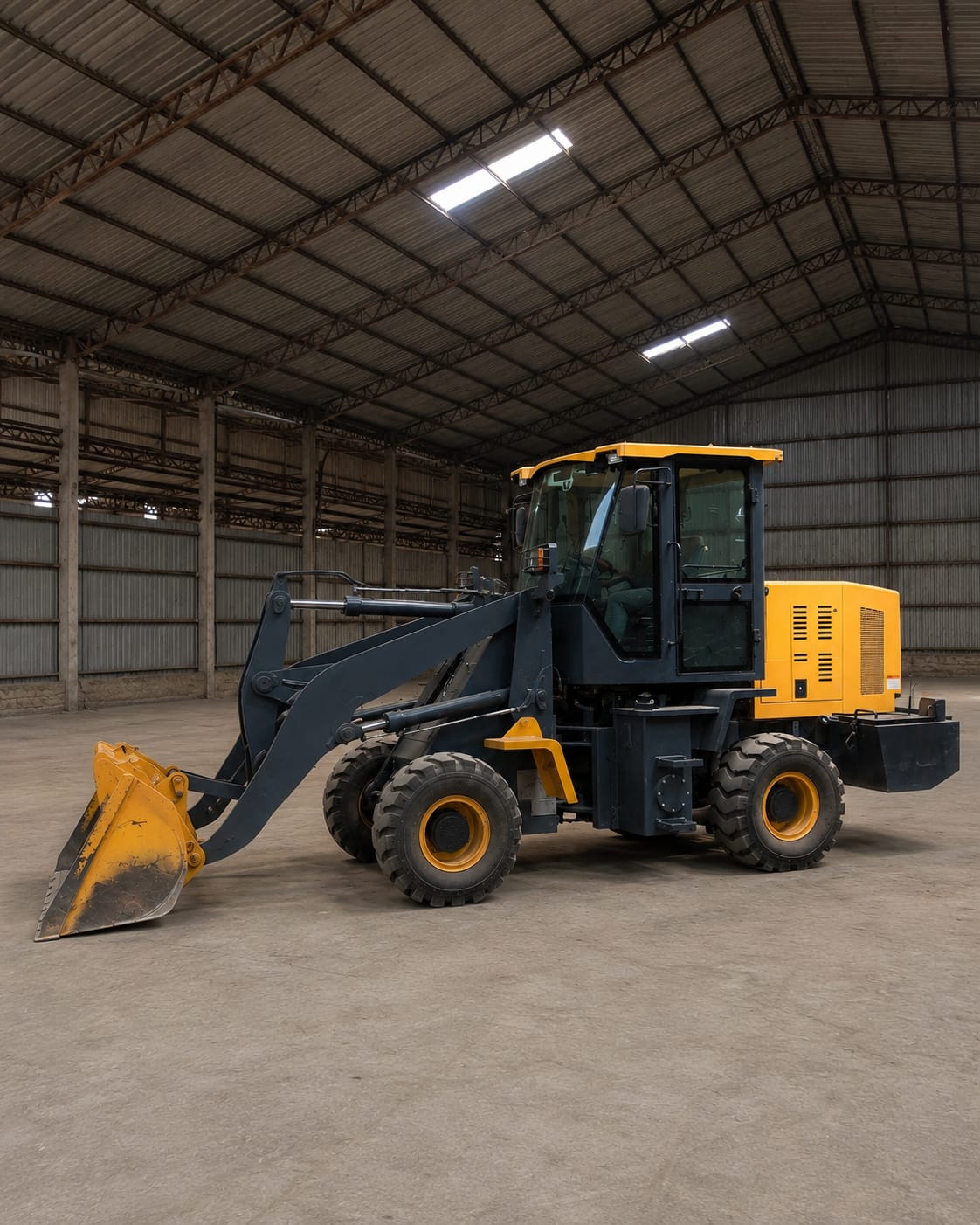 PT. Suryajaya Netonel Darmawan wheel loader for cargo handling, Jepara